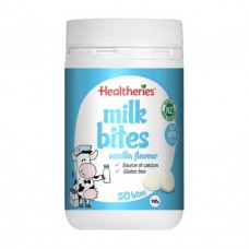 Healtheries 贺寿利 牛奶咀嚼片 天然奶片 原味 50粒装190克